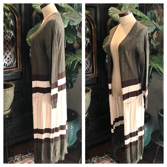 Reseller pack of 3 - Calliope color block duster cardigan sweater - Picture 8 of 8